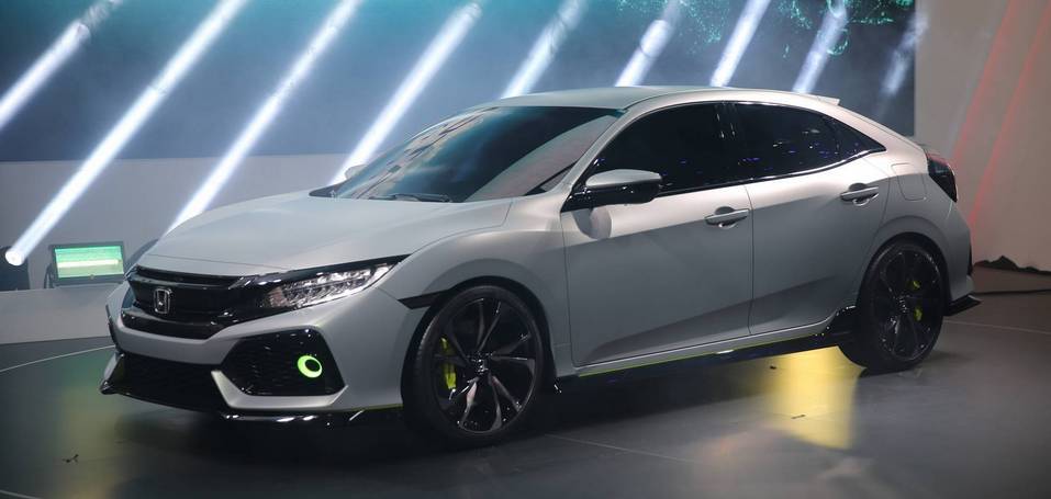 Honda Civic Hatchback 2017 Прототип серийного Honda Civic Hatchback 2017